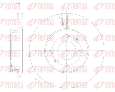 REMSA 62121.10 Гальмівні диски 