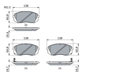 SET PLACUTE FRANA FRANA DISC BOSCH 0986494422 4