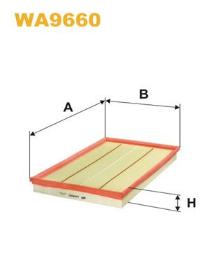 Air Filter WIX FILTERS WA9660