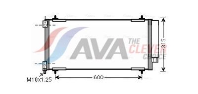 KONDENSATOR KLIMAANLAGE AVA Clever Choice PEA5301D