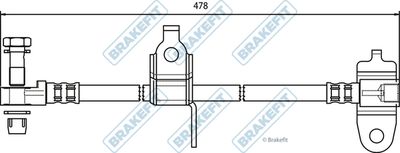APEC Brake Hose BHO4283