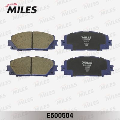 Комплект тормозных колодок, дисковый тормоз MILES E500504 для TOYOTA YARIS