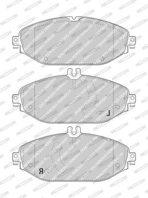 BREMSBELAGSATZ SCHEIBENBREMSE FERODO FDB4921 1