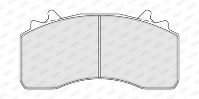 Remblokken set Achter/Voor Wabco MAXX22 (geen montagekit)