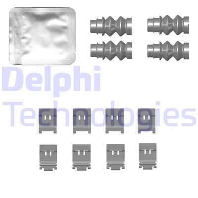 Комплектующие, колодки дискового тормоза DELPHI LX0772 для TOYOTA C-HR