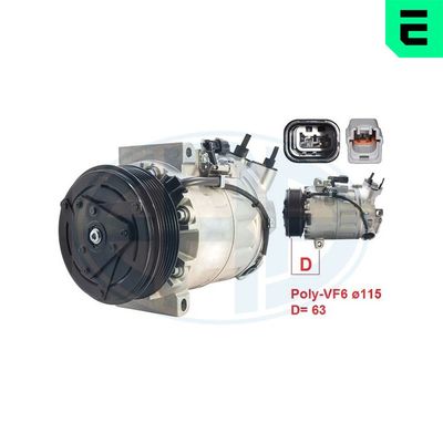 COMPRESOR CLIMATIZARE ERA 670109