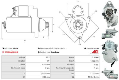 STARTER AS-PL S6174 4