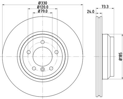 DISC FRANA HELLA 8DD355111941 3