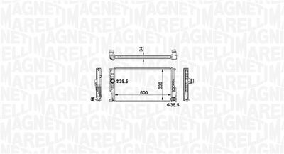 RADIATOR RACIRE MOTOR MAGNETI MARELLI 350213159600 1