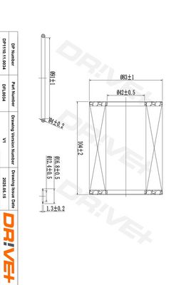 FILTRU ULEI DR!VE+ DP1110110034 0