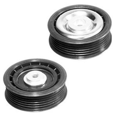 Įtempiklio skriemulys, V formos rumbuotas diržas