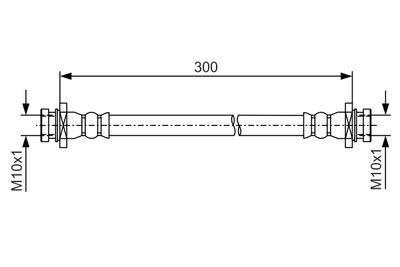 Brake Hose 1 987 481 B31