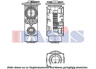 Расширительный клапан, кондиционер AKS DASIS 840135N для BMW 7