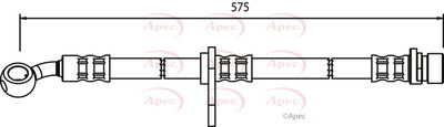 Brake Hose APEC HOS3691