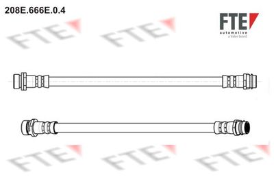 FTE 9240382 Тормозной шланг  для BMW X6 (Бмв X6)