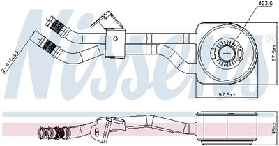RADIATOR ULEI ULEI MOTOR NISSENS 91105 5
