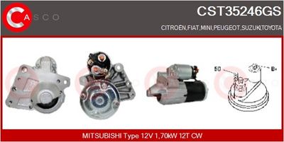 STARTER CASCO CST35246GS