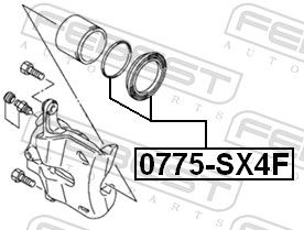 Repair Kit, brake caliper 0775-SX4F