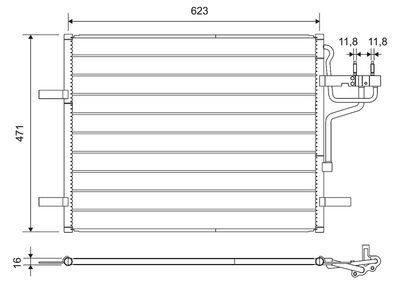KONDENSATOR KLIMAANLAGE