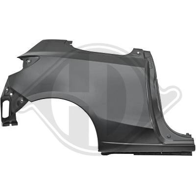 DIEDERICHS 5605034 Подкрылок  для MAZDA 2 (DE_, DH_) 1.3