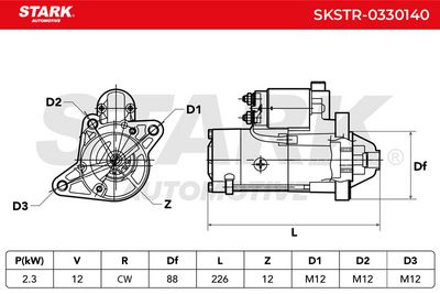 стартер STARK SKSTR-0330140