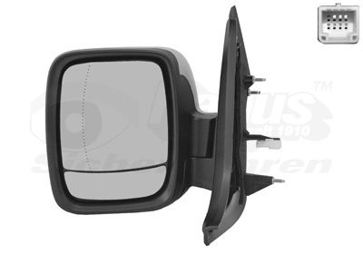 Наружное зеркало VAN WEZEL 3891817 для FIAT TALENTO