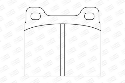 BREMSBELAGSATZ SCHEIBENBREMSE CHAMPION 571279CH 1