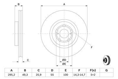 Brake Disc 0 986 479 423