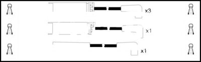 Комплект проводов зажигания LEMARK HOES713 для DAEWOO ESPERO