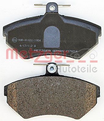 BREMSBELAGSATZ SCHEIBENBREMSE METZGER AUTOTEILE 1170214 2