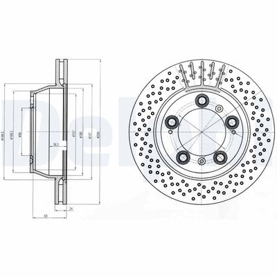 DISC FRANA DELPHI BG4163