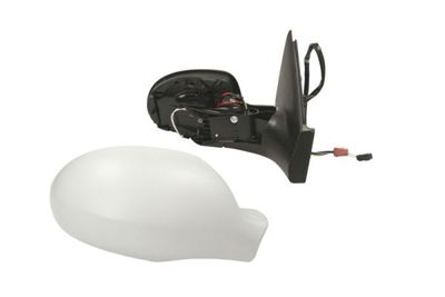 Zijspiegel Rechts (elektrisch, asferisch, met verwarming, under-coated, elektrisch opklapbaar, met temperatuursensor) past: CITROEN C5 I, C5 II 03.01-01.08