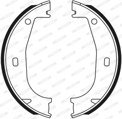 Комплект тормозных колодок, стояночная тормозная система FSB546