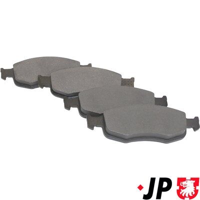 комплект спирачно феродо, дискови спирачки JP GROUP 1563600310