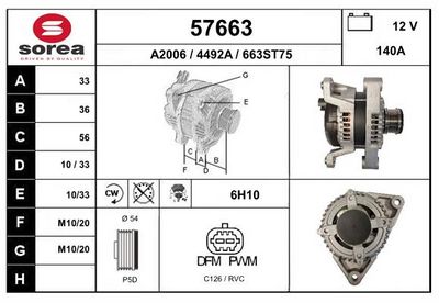GENERATOR EAI 57663