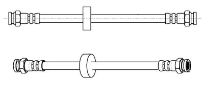 Тормозной шланг CEF 512972 для FIAT ALBEA