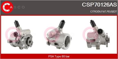CASCO Hydraulikpumpe, Lenkung Brand New HQ (CSP70126AS)