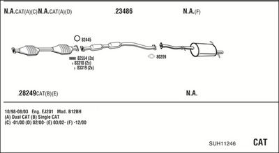 ABGASANLAGE WALKER SUH11246