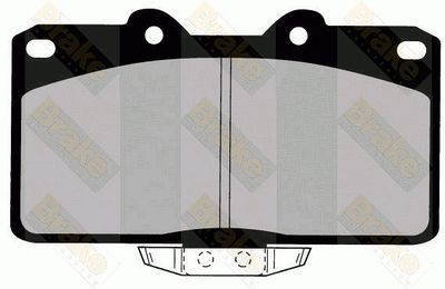 Комплект тормозных колодок, дисковый тормоз Brake ENGINEERING PA1371 для MITSUBISHI GTO