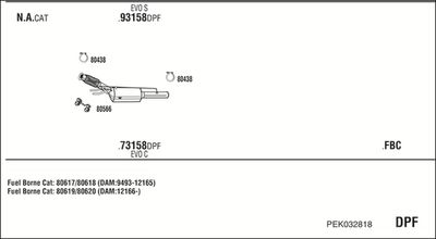 Układ wydechowy WALKER PEK032818