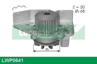 POMPă DE APă RăCIRE MOTOR LUCAS LWP0641