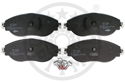 Zestaw klocków hamulcowych, hamulce tarczowe OPTIMAL BP-12858