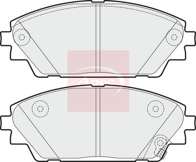 APEC Brake Pad Set, disc brake PAD1968