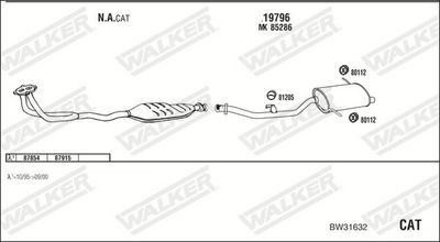 Изпускателна система WALKER BW31632
