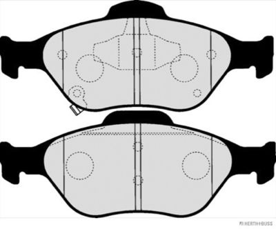 SET PLACUTE FRANA FRANA DISC Herth+Buss Jakoparts J3602122 1