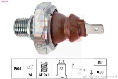 Oil Pressure Switch 1.800.008