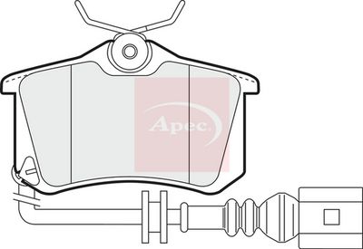 APEC Brake Pad Set, disc brake PAD1220