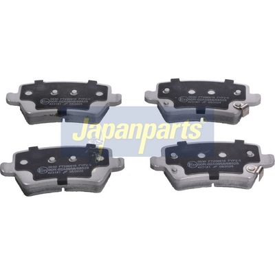 комплект спирачно феродо, дискови спирачки JAPANPARTS PP-0030AF