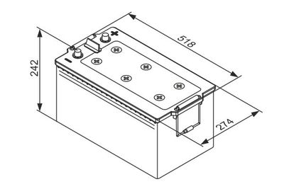 Batteri BOSCH 0 092 TE0 888