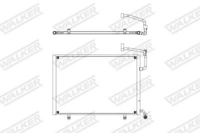 CONDENSATOR CLIMATIZARE WALKER WCD00422 1